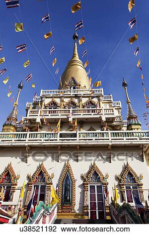 Low angle view of Wat Soi Thong Temple View Large Photo Image Stock Image - Low angle view of Wat Soi Thong Temple. Fotosearch