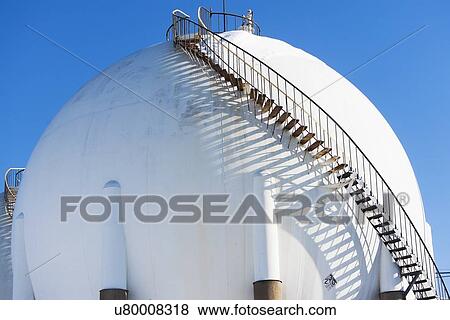 Oil tank View Large Photo Image Stock Photo - Oil tank. Fotosearch