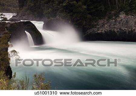 Stock Image - Petrohue Falls. Fotosearch