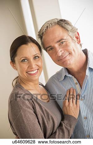 Portrait of mature couple View Large Photo Image Stock Photo - Portrait of mature couple. Fotosearch