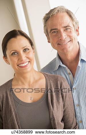 Portrait of mature couple View Large Photo Image Stock Photo - Portrait of mature couple. Fotosearch