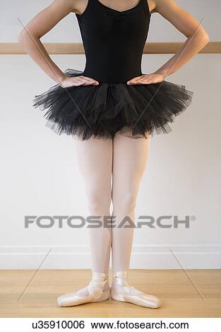 Portrait of teenage (16-17) ballet dancer practicing View Large Photo Image Stock Photograph - Portrait of teenage (16-17) ballet dancer practicing . Fotosearch