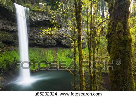 Silver falls View Large Photo Image Picture - Silver falls. Fotosearch