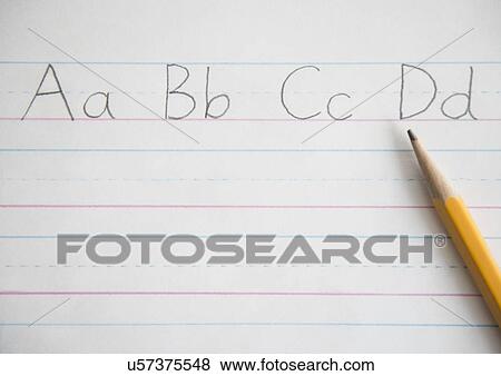 Studio Shot of note pad with written letters View Large Photo Image Stock Photo - Studio Shot of note pad with written letters. Fotosearch