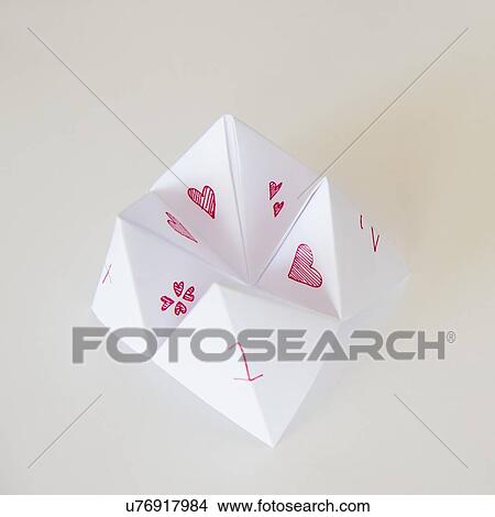 Picture - Studio Shot of paper fortune teller. Fotosearch