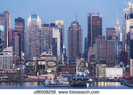 Stock Photograph - View of city. Fotosearch