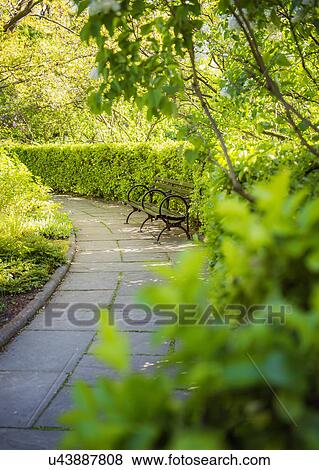 Stock Photo - View of path. Fotosearch