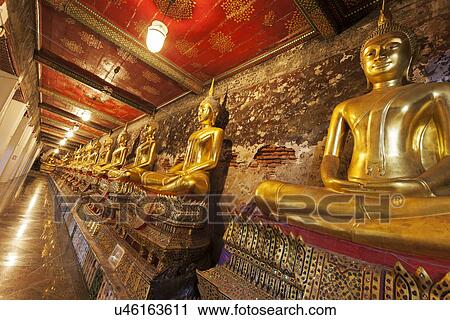 Wat Suthat Temple with budda statue View Large Photo Image Stock Image - Wat Suthat Temple with budda statue. Fotosearch