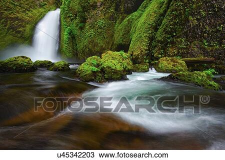 Stock Image - Waterfall. Fotosearch