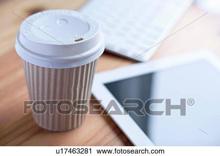 Coffee and digital tablet View Large Photo Image Stock Image - Coffee and digital tablet. Fotosearch