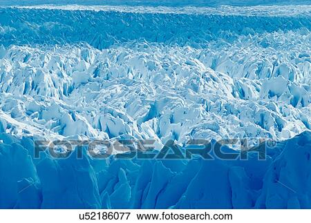 Stock Photo - Moreno Glacier, Glaciers National Park, Patagonia, Argentina. Fotosearch