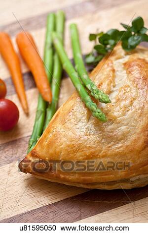 Pasty with fresh vegetables View Large Photo Image Stock Image - Pasty with fresh vegetables. Fotosearch