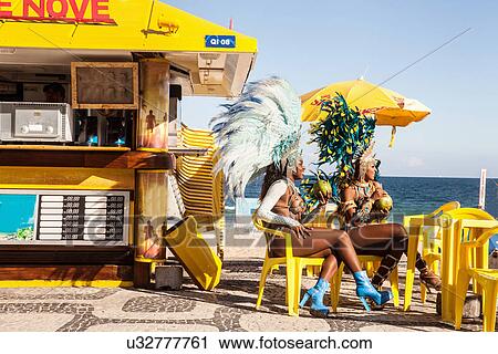 Samba dancers taking a break, Ipanema Beach, Rio De Janeiro, Brazil View Large Photo Image Stock Image - Samba dancers taking a break, Ipanema Beach, Rio De Janeiro, Brazil. Fotosearch