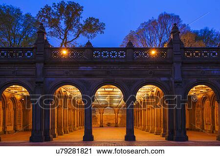 Bethesda in Central Park View Large Photo Image Stock Image - Bethesda in Central Park. Fotosearch