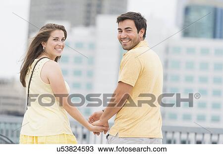Stock Image - Couple hanging out. Fotosearch