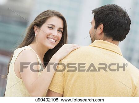 Stock Photography - Couple hanging out. Fotosearch