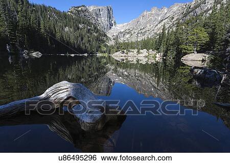Dream Lake View Large Photo Image Stock Photograph - Dream Lake. Fotosearch