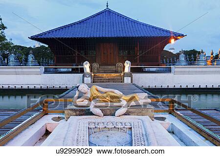 Gangaramaya Temple and buddha statue View Large Photo Image Stock Photo - Gangaramaya Temple and buddha statue. Fotosearch