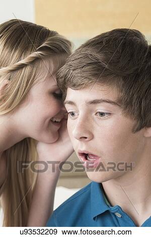 Kids (14-15) gossiping View Large Photo Image Stock Photo - Kids (14-15) gossiping. Fotosearch