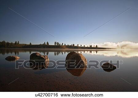 Lake in National Forrest View Large Photo Image Stock Photograph - Lake in National Forrest. Fotosearch