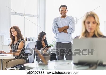 People working in office View Large Photo Image Stock Image - People working in office. Fotosearch