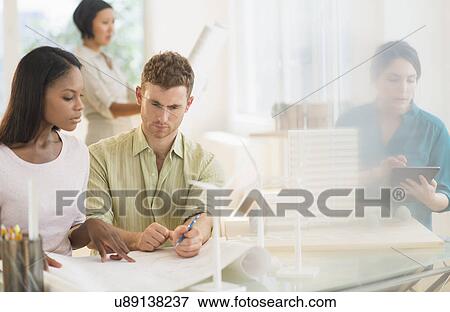 People working in office View Large Photo Image Stock Photo - People working in office. Fotosearch