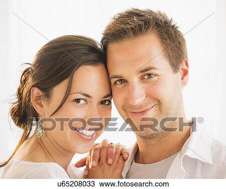 Portrait of happy couple View Large Photo Image Stock Image - Portrait of happy couple. Fotosearch