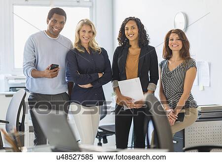 Portrait of people in office View Large Photo Image Stock Photography - Portrait of people in office. Fotosearch
