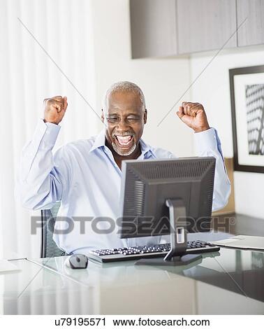Portrait of satisfied senior man in office View Large Photo Image Stock Image - Portrait of satisfied senior man in office. Fotosearch