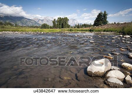 Schwabacher's Landing View Large Photo Image Stock Photo - Schwabacher's Landing. Fotosearch