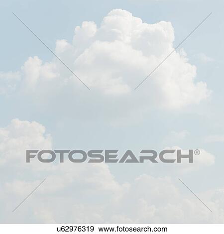 Sky with puffy clouds View Large Photo Image Stock Photo - Sky with puffy clouds. Fotosearch