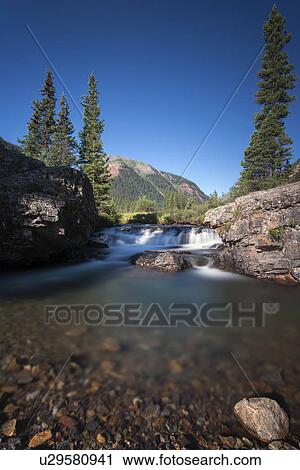 Stock Image - South Fork Mineral Creek. Fotosearch