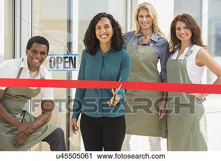 Stock Image - Starting of small business. Fotosearch