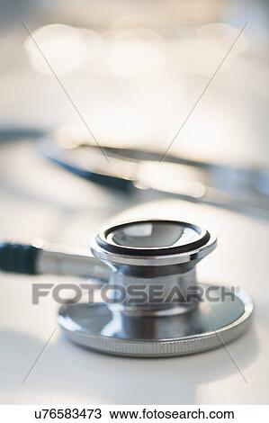 Stock Image - Studio shot of stethoscope. Fotosearch