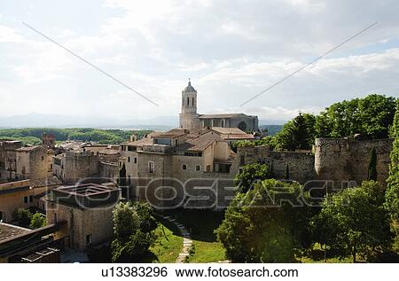 Townscape with church View Large Photo Image Stock Photograph - Townscape with church. Fotosearch