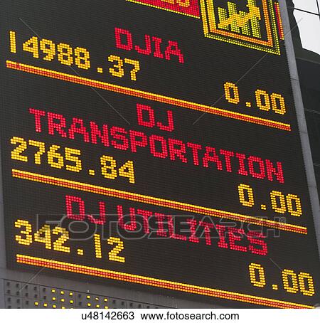 Stock Image - Trading board. Fotosearch