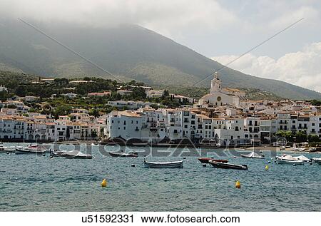 Stock Image - View of Cadaques. Fotosearch