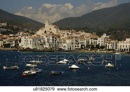 Stock Photo - View of Cadaques. Fotosearch