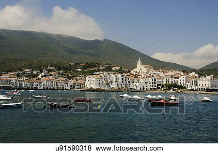Stock Photo - View of Cadaques. Fotosearch