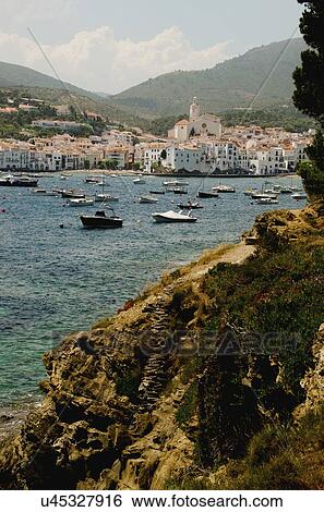 Stock Photograph - View of Cadaques. Fotosearch