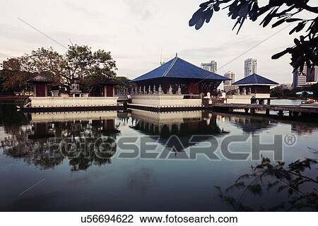 View of Gangaramaya Temple View Large Photo Image Stock Image - View of Gangaramaya Temple. Fotosearch