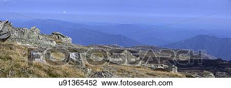 Stock Image - View over park from highest peak. Fotosearch