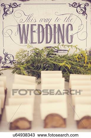 Stock Image - Wedding placecards. Fotosearch