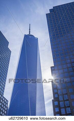 Stock Image - World Trade Center, Freedom Tower. Fotosearch
