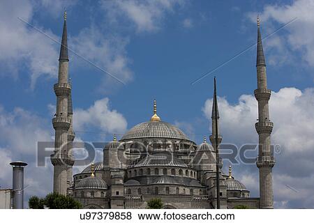 Blue Mosque, Istanbul View Large Photo Image Stock Photo - Blue Mosque, Istanbul. Fotosearch