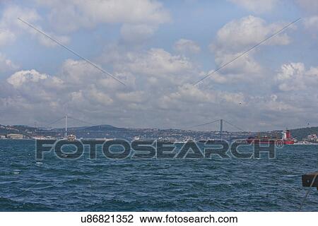 Bosphorus bridge over the bosphorus strait View Large Photo Image Stock Image - Bosphorus bridge over the bosphorus strait. Fotosearch