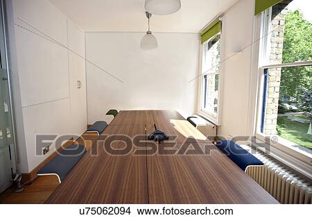 Empty conference room with telephone View Large Photo Image Picture - Empty conference room with telephone. Fotosearch