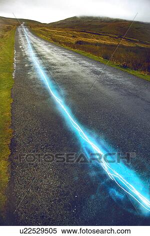 Fiber optic cable running above ground in the British Countryside View Large Photo Image Stock Photography - Fiber optic cable running above ground in the British Countryside. Fotosearch