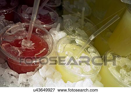 Juice in Cups View Large Photo Image Stock Photo - Juice in Cups. Fotosearch