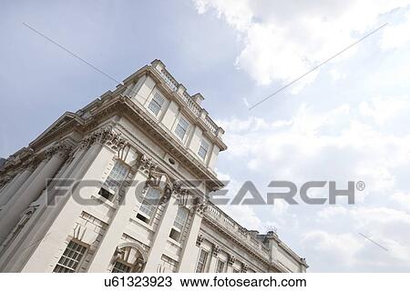 Low angle view of Old Royal Naval College, Greenwich, London View Large Photo Image Stock Image - Low angle view of Old Royal Naval College, Greenwich, London. Fotosearch